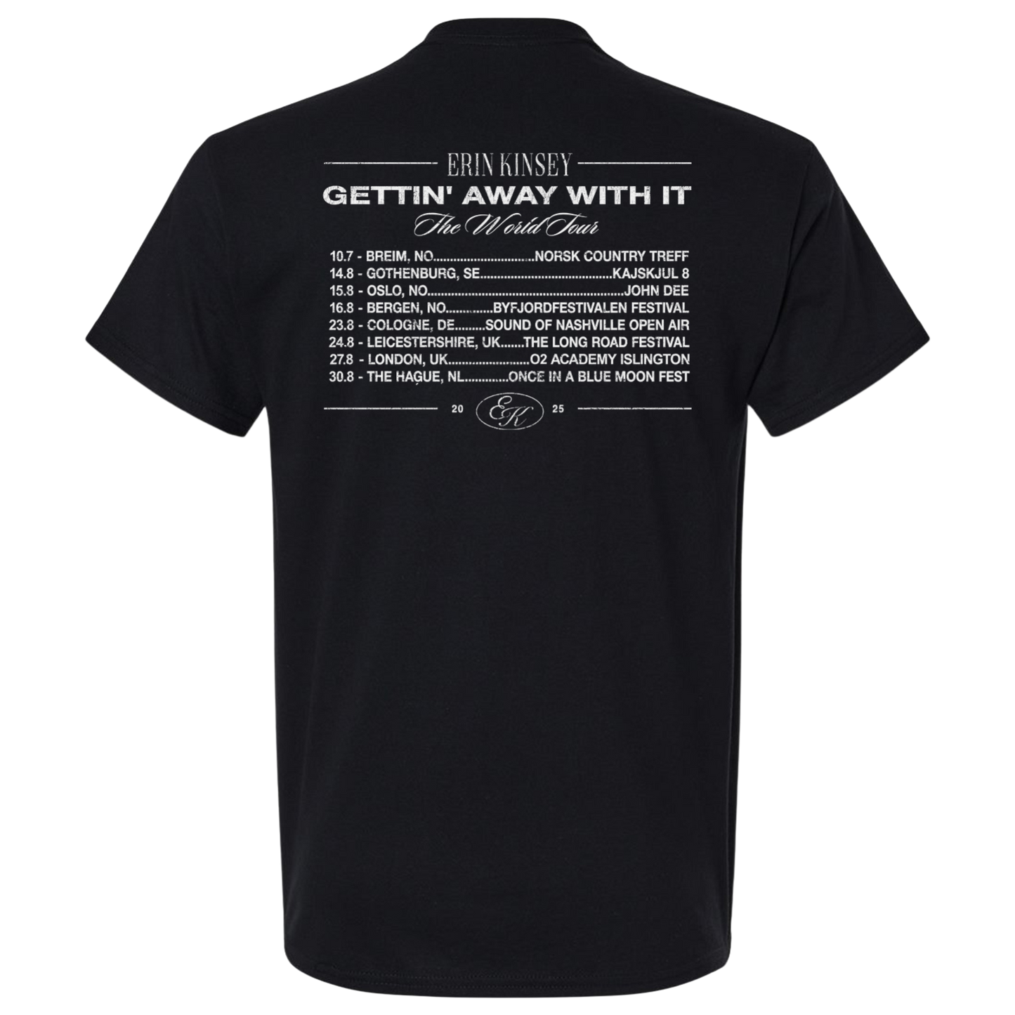 "Getting Away With It World Tour" (EU/UK Version) Tee