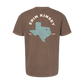 Brown "tx" Tee