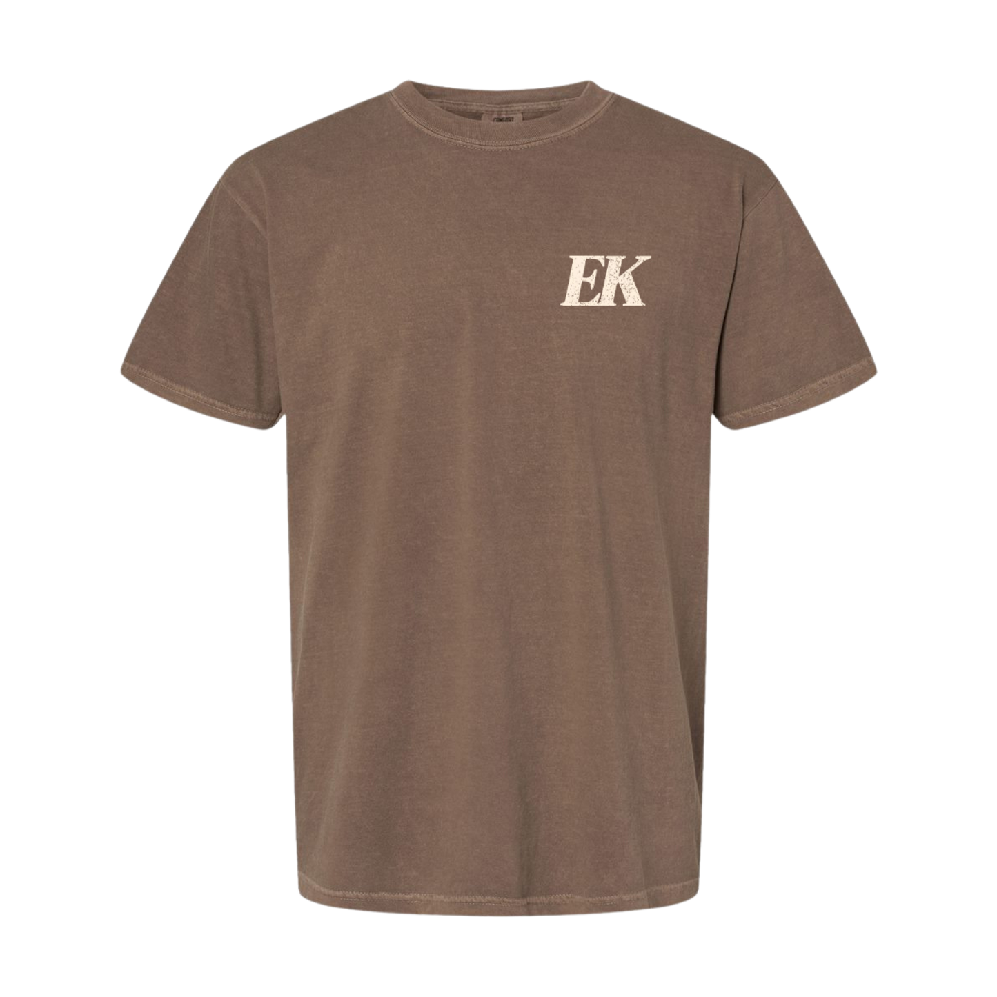 Brown "tx" Tee