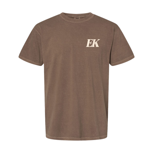 Brown "tx" Tee
